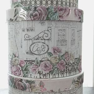 4 Decorative storage boxes